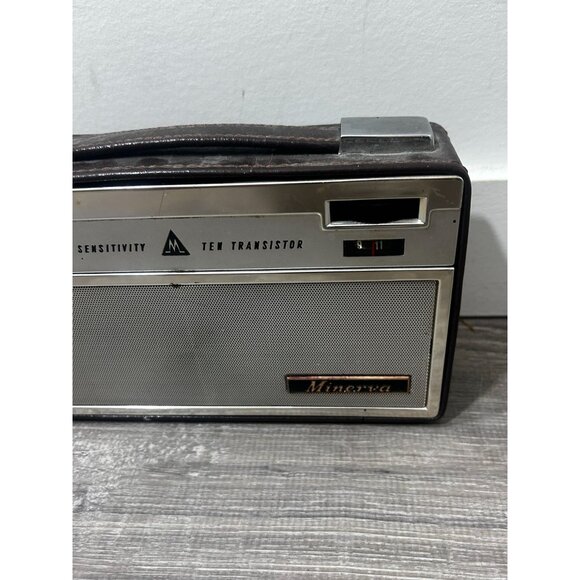 Vintage Minerva Ten Transistor High Sensitivity Portable Radio - Picture 3 of 9